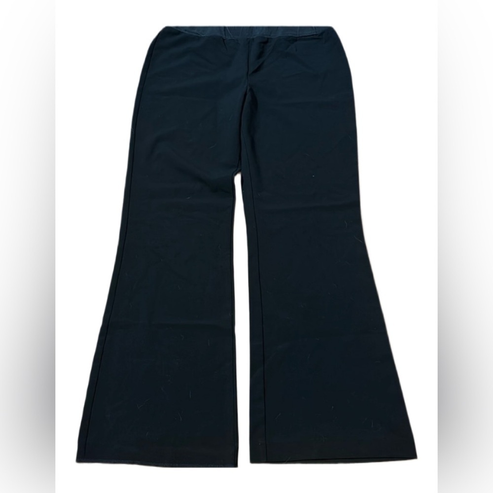 Motherhood maternity black flare leg pants size small